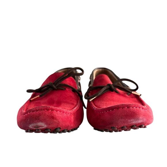 Paul Smith Red Suede Driving Moccasins Mens Size 9 Old Money Quiet Luxury main image 8